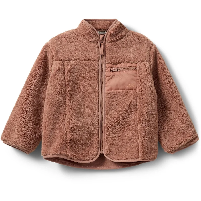 Women's bomber jackets with floral embroidery for a feminine and unique designSofie Schnoor Rosy Brown Jacket