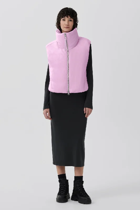 Women's shearling - lined suede jackets for ultimate warmth and luxurySpessa Cropped Vest Women's shearling - lined suede jackets for ultimate warmth and luxurySpessa Cropped Vest