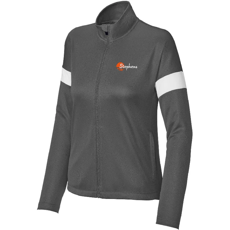 Women's shearling - lined suede jackets for ultimate warmth and luxurySport-Tek Ladies Travel Full-Zip Jacket Women's shearling - lined suede jackets for ultimate warmth and luxurySport-Tek Ladies Travel Full-Zip Jacket
