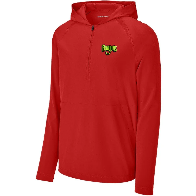 Women's pea coats in a plus - size fit for a flattering and warm winter coatSport-Tek Repeat 1/2-Zip Long Sleeve Hooded Jacket Women's pea coats in a plus - size fit for a flattering and warm winter coatSport-Tek Repeat 1/2-Zip Long Sleeve Hooded Jacket