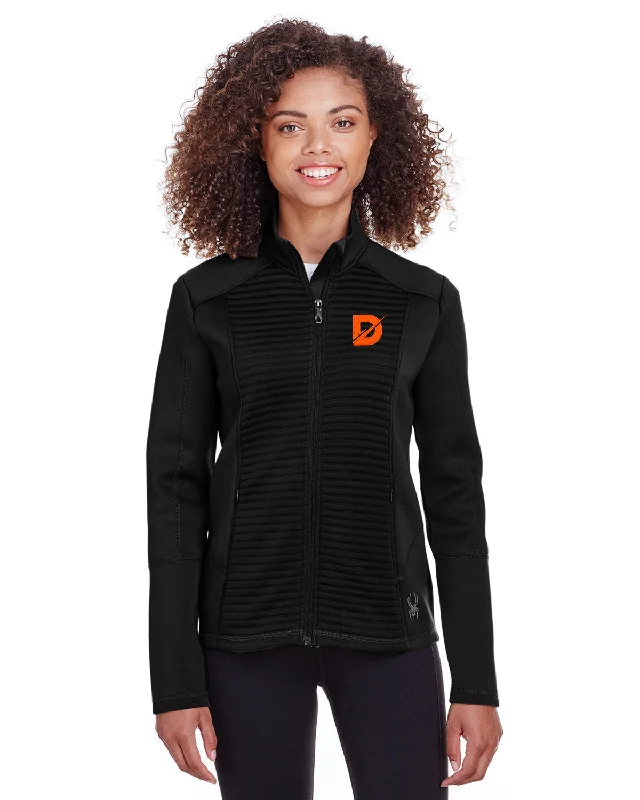 Women's faux fur - trimmed denim jackets for a trendy and cozy styleSpyder Ladies Venom Full-Zip Jacket