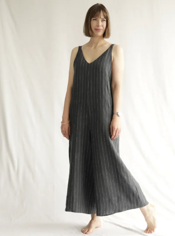 Women jumpsuits with asymmetric hems on the pants for a fashion - forward and dynamic lookStyle Arc Norman Jumpsuit Women jumpsuits with asymmetric hems on the pants for a fashion - forward and dynamic lookStyle Arc Norman Jumpsuit