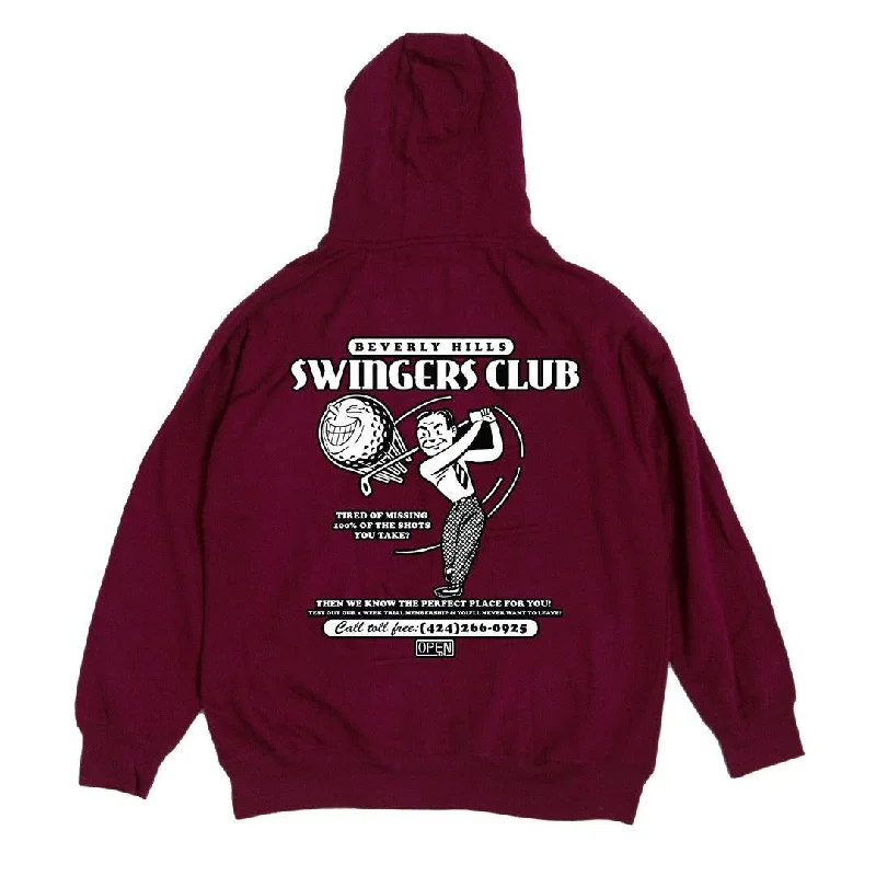 Swingers Hoodie Burgandy