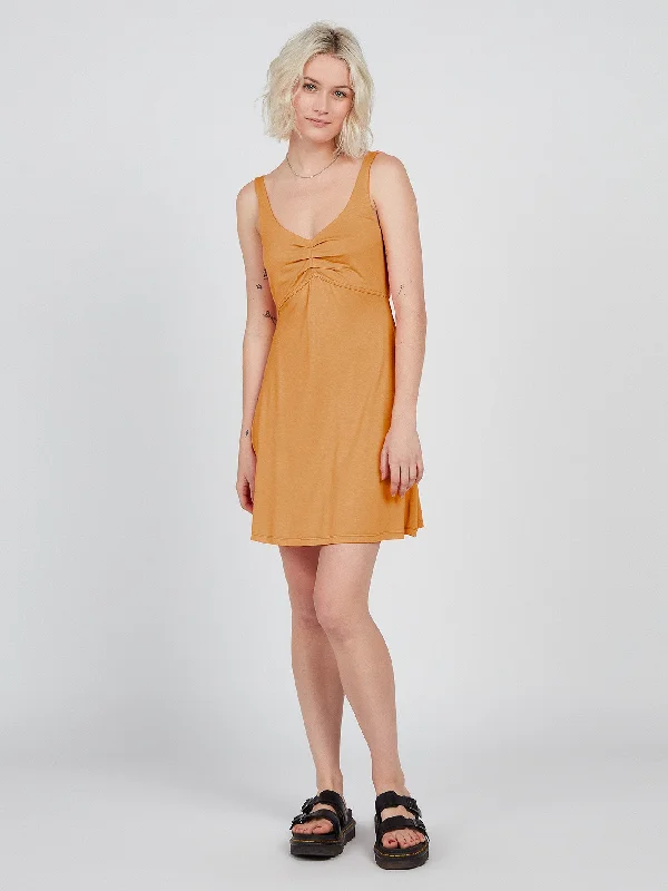 Women's moto jackets with a lace - up front for a unique and stylish touchSwingin Summer Mini Dress - Bronze Women's moto jackets with a lace - up front for a unique and stylish touchSwingin Summer Mini Dress - Bronze