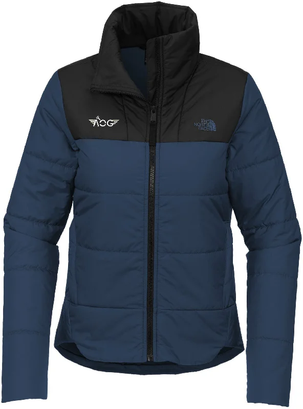 Women's denim jackets with distressed details for a casual and edgy lookThe North Face Ladies Chest Logo Everyday Insulated Jacket Women's denim jackets with distressed details for a casual and edgy lookThe North Face Ladies Chest Logo Everyday Insulated Jacket