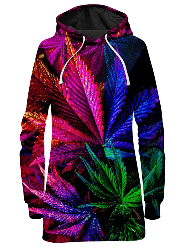 Women's quarter - zip sweatshirt made of organic cotton for eco - conscious fashionThermo Chronic Hoodie Dress Women's quarter - zip sweatshirt made of organic cotton for eco - conscious fashionThermo Chronic Hoodie Dress