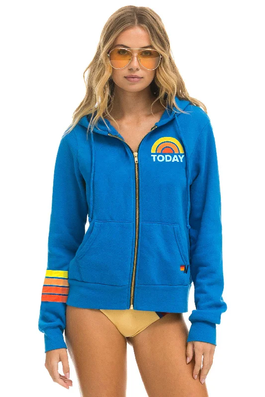 TODAY SHOW ZIP HOODIE - OCEAN