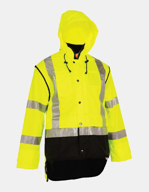Women's faux fur - trimmed denim jackets for a trendy and cozy styleTuffviz Highway Winter Jacket Lime Women's faux fur - trimmed denim jackets for a trendy and cozy styleTuffviz Highway Winter Jacket Lime