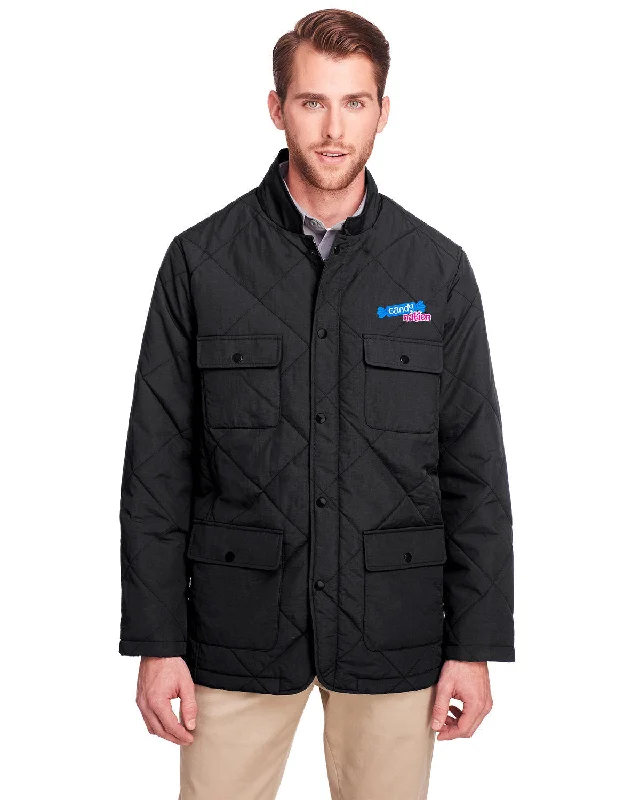 Women's denim jackets with distressed details for a casual and edgy lookUltraClub Dawson Quilted Hacking Jacket Women's denim jackets with distressed details for a casual and edgy lookUltraClub Dawson Quilted Hacking Jacket