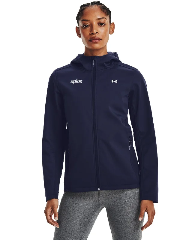 Women's military - style jackets with epaulets for a tough and fashionable appearanceUnder Armour Ladies ColdGear Infrared Shield 2.0 Hooded Jacket Women's military - style jackets with epaulets for a tough and fashionable appearanceUnder Armour Ladies ColdGear Infrared Shield 2.0 Hooded Jacket