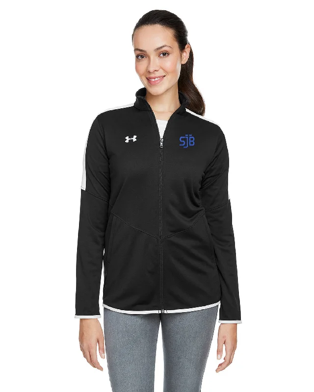 Women's cropped leather jackets with silver zippers for a punk - inspired outfitUnder Armour Ladies Rival Knit Jacket Women's cropped leather jackets with silver zippers for a punk - inspired outfitUnder Armour Ladies Rival Knit Jacket