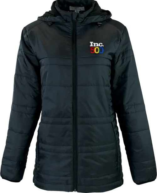 Women's waterproof rain jackets in bright yellow for high - visibility outdoor activitiesVantage Ladies K2 Quilted Puffer Jacket Women's waterproof rain jackets in bright yellow for high - visibility outdoor activitiesVantage Ladies K2 Quilted Puffer Jacket