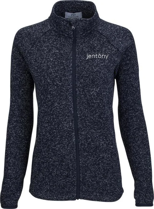 Women's long - length wool blend jackets for a warm and stylish winter lookVantage Ladies Summit Sweater-Fleece Jacket Women's long - length wool blend jackets for a warm and stylish winter lookVantage Ladies Summit Sweater-Fleece Jacket