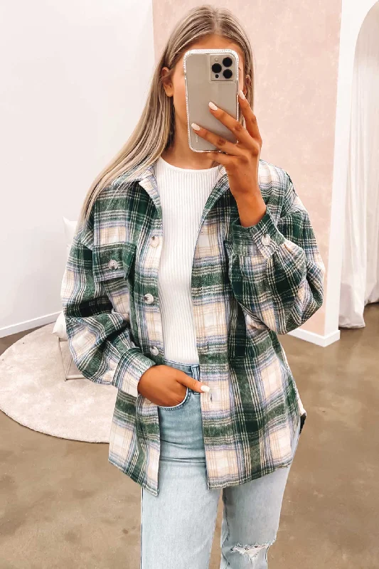 Women's cropped leather jackets with silver zippers for a punk - inspired outfitVictoria Shacket Green Women's cropped leather jackets with silver zippers for a punk - inspired outfitVictoria Shacket Green