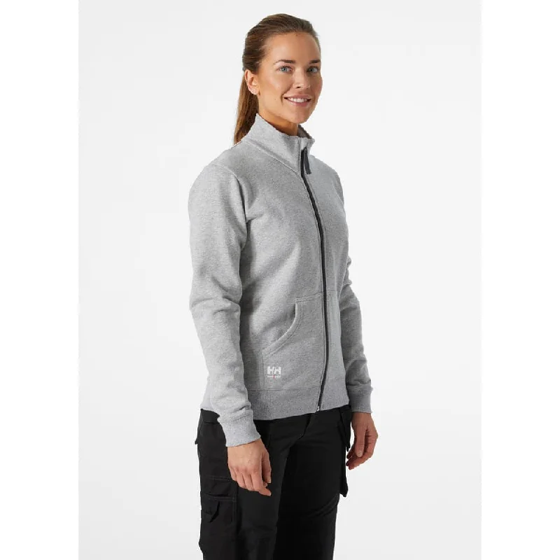 Women's tie - front hoodie in a lightweight fabric for summer layeringHELLY HANSEN 79321 WOMEN'S CLASSIC ZIP SWEATSHIRT Women's tie - front hoodie in a lightweight fabric for summer layeringHELLY HANSEN 79321 WOMEN'S CLASSIC ZIP SWEATSHIRT