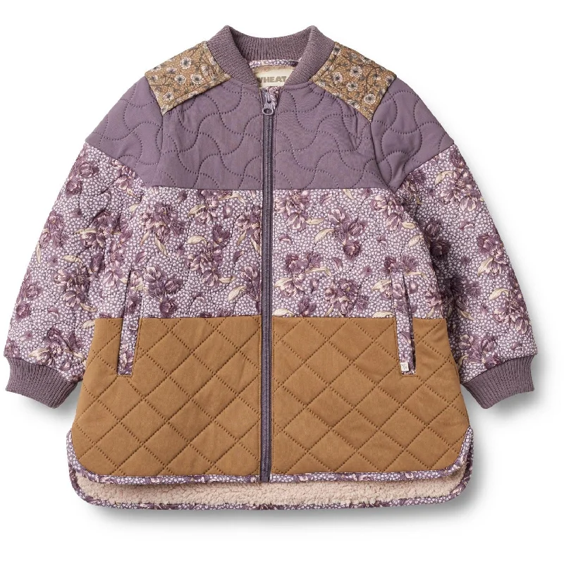 Wheat Lilac Tulips Thermo Jacket Hadis