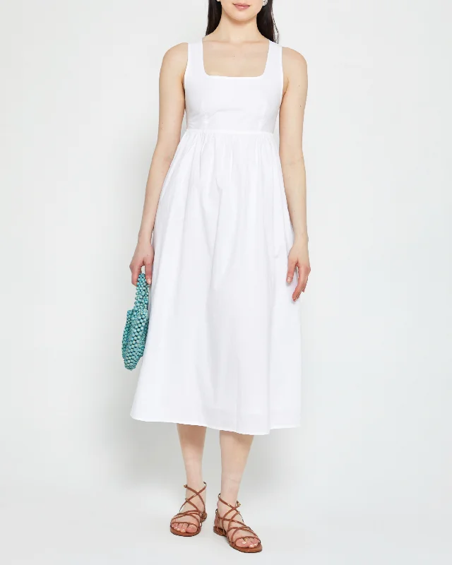 A - line midi dresses with floral prints for spring brunchesMariabella Dress