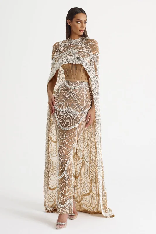 Maxi dresses with cold - shoulder cutouts for a trendy lookOlivia Pearl Embellished Maxi Dress Maxi dresses with cold - shoulder cutouts for a trendy lookOlivia Pearl Embellished Maxi Dress