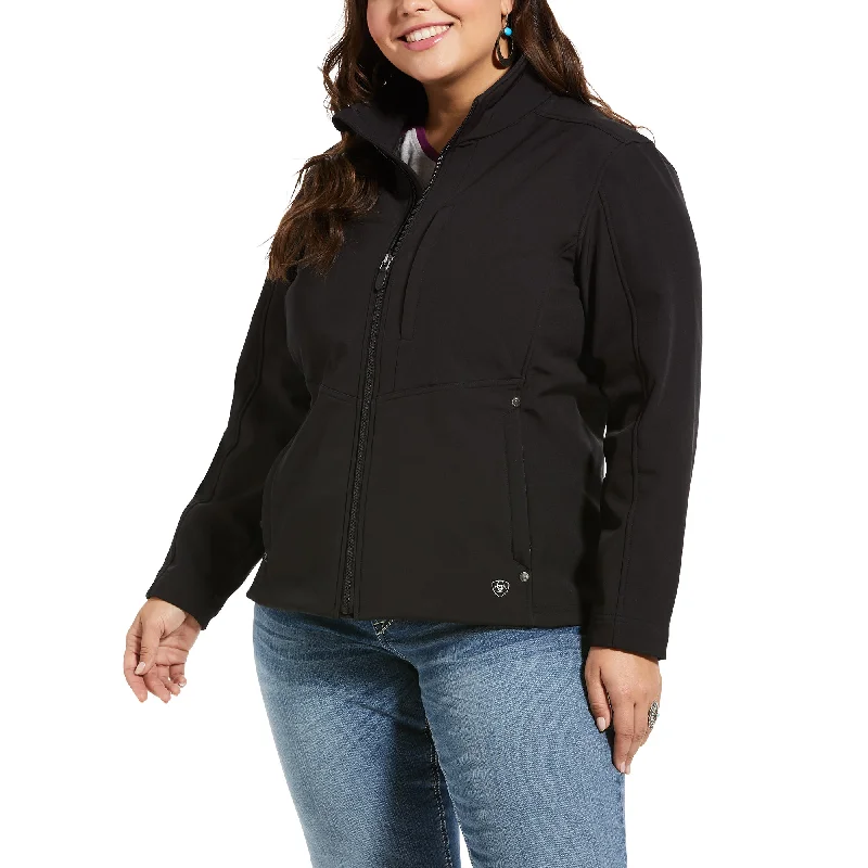 Women's knee - length wool blend coats with a fur collar for added warmthWomen's Ariat REAL Softshell Jacket #10033006X Women's knee - length wool blend coats with a fur collar for added warmthWomen's Ariat REAL Softshell Jacket #10033006X