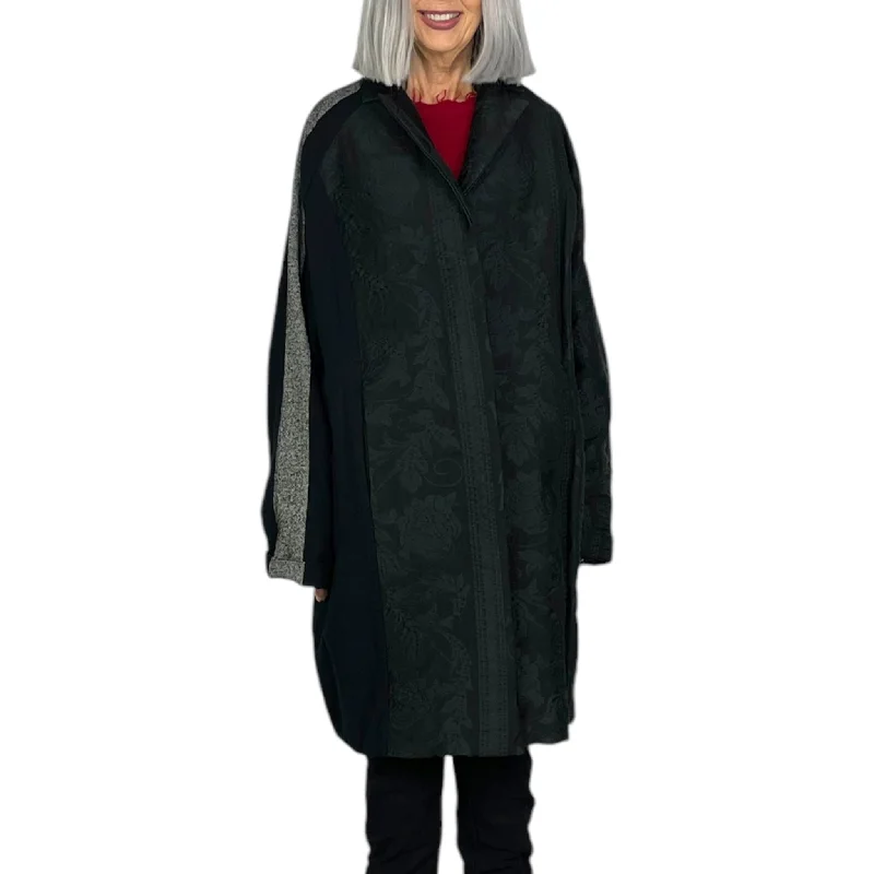 Women's reversible down coats with two - tone designs for versatile stylingJACQUARD COAT Women's reversible down coats with two - tone designs for versatile stylingJACQUARD COAT
