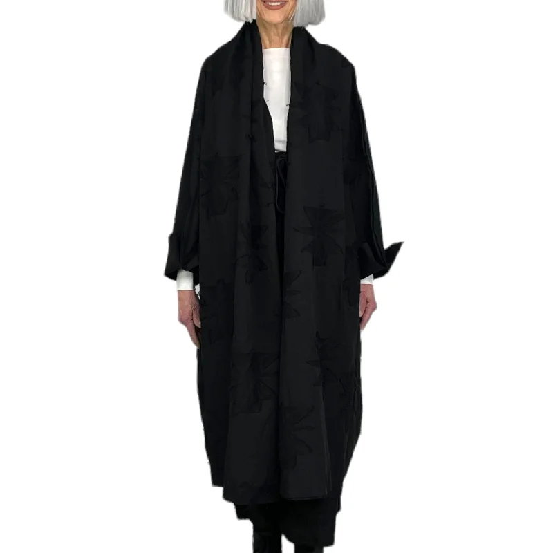 Embroidered women's cotton coats in a bohemian pattern for a unique designEMBROIDERED SHAWL COLLAR COAT Embroidered women's cotton coats in a bohemian pattern for a unique designEMBROIDERED SHAWL COLLAR COAT