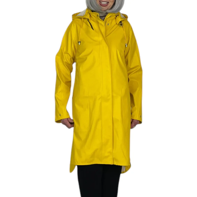 Plus size women's wool blend coats for a warm and stylish winterMATTE RAINCOAT