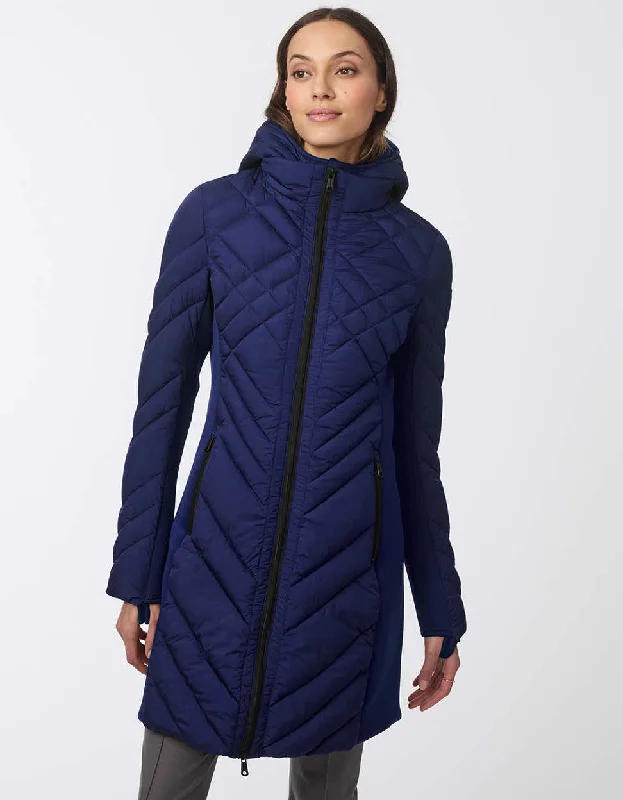 Long women's mac coats in a lightweight fabric for spring showersActive Double Puffer Walker II Long women's mac coats in a lightweight fabric for spring showersActive Double Puffer Walker II