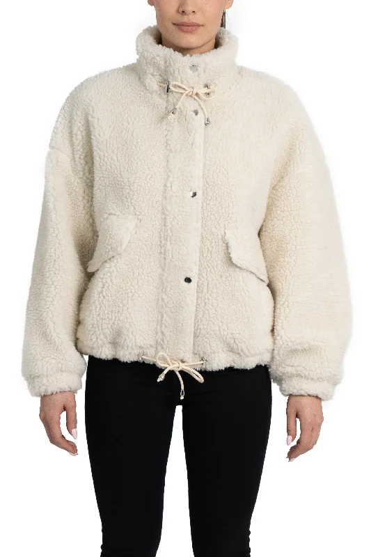 Women's longline double - breasted camel coats for a sophisticated lookAmari Teddy Faux Fur Jacket Women's longline double - breasted camel coats for a sophisticated lookAmari Teddy Faux Fur Jacket
