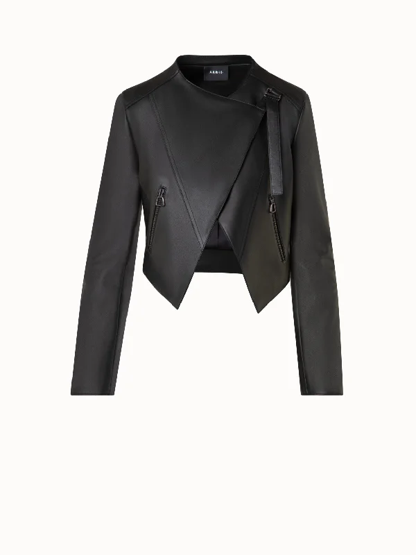 Women's moto jackets with a lace - up front for a unique and stylish touchAsymmetrical Leather Biker Jacket Women's moto jackets with a lace - up front for a unique and stylish touchAsymmetrical Leather Biker Jacket