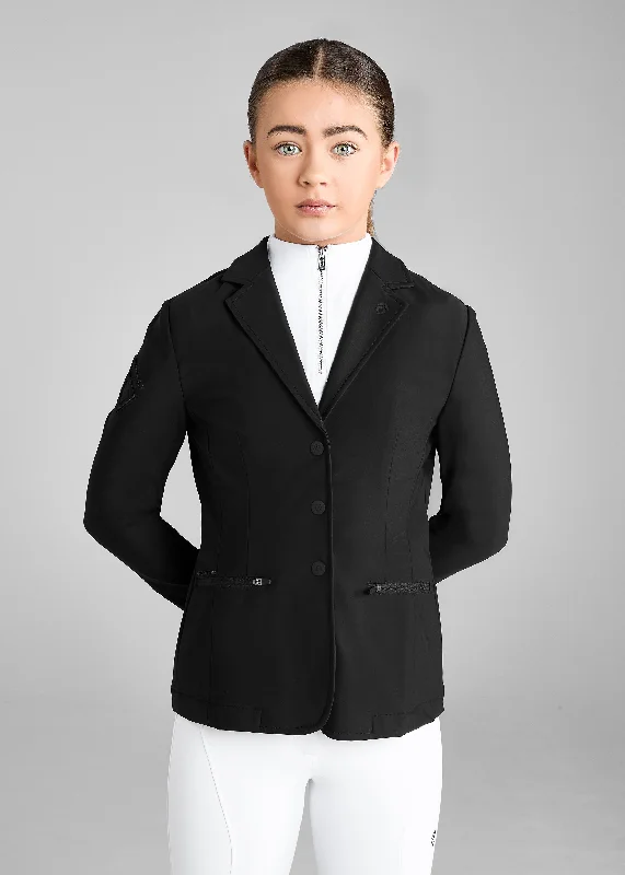 Women's pea coats in a plus - size fit for a flattering and warm winter coatYR Black Competition Jacket Women's pea coats in a plus - size fit for a flattering and warm winter coatYR Black Competition Jacket