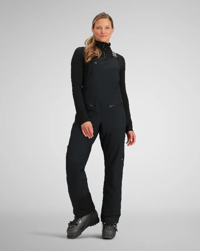 Women's denim jackets with distressed details for a casual and edgy lookBliss Bib Pant | Black