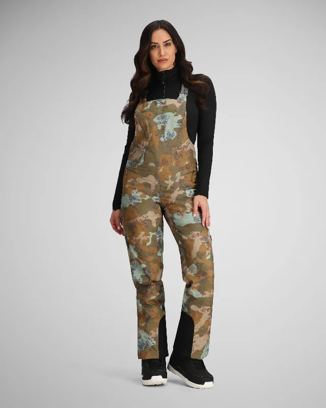 Women's windbreaker jackets with adjustable hoods for windy daysBliss Bib Pant | Vintage Camo
