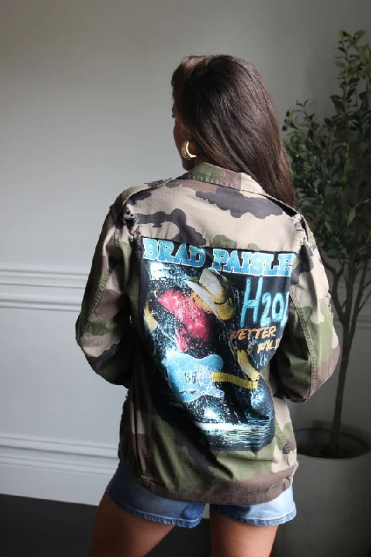 Women's faux fur - trimmed denim jackets for a trendy and cozy styleBrad Paisley Camo Jacket Women's faux fur - trimmed denim jackets for a trendy and cozy styleBrad Paisley Camo Jacket