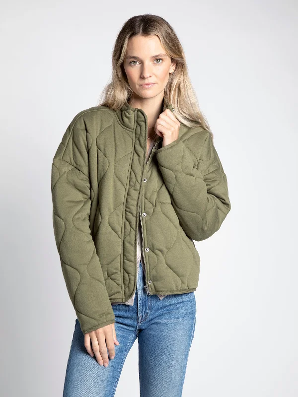 Hooded women's puffer coats in neon colors for high - visibility sportsBURKE JACKET