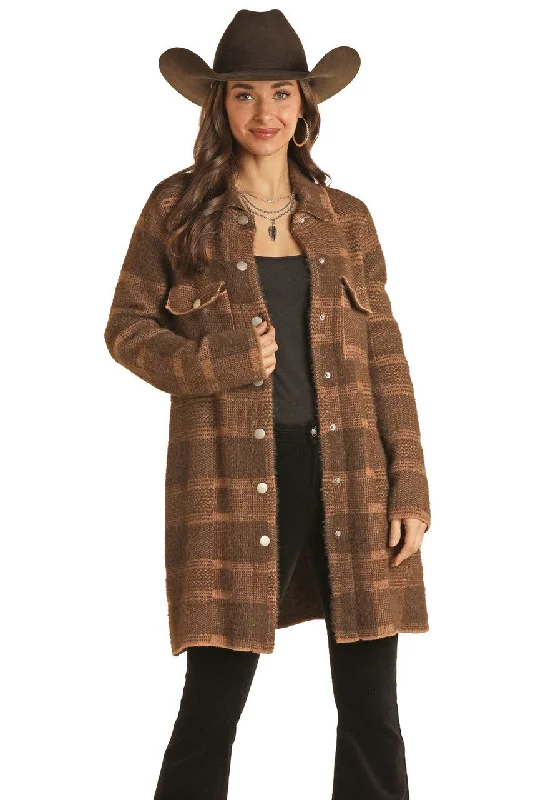 Long women's mac coats in a lightweight fabric for spring showersWomen's Rock & Roll Coat #BW92C02724 Long women's mac coats in a lightweight fabric for spring showersWomen's Rock & Roll Coat #BW92C02724