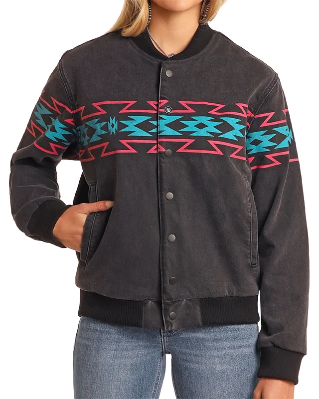 Quilted down women's coats with removable hoods for outdoor activitiesWomen's Rock & Roll Cowgirl Denim Bomber Jacket #BW92D05347 Quilted down women's coats with removable hoods for outdoor activitiesWomen's Rock & Roll Cowgirl Denim Bomber Jacket #BW92D05347