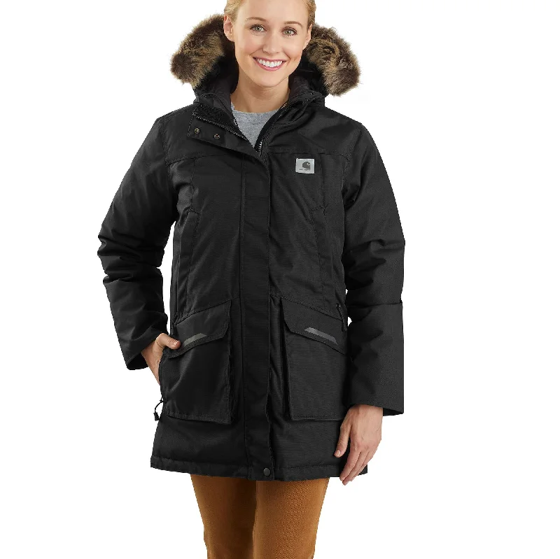 Quilted down women's coats with removable hoods for outdoor activitiesCarhartt® Yukon Extremes® Insulated Parka Quilted down women's coats with removable hoods for outdoor activitiesCarhartt® Yukon Extremes® Insulated Parka