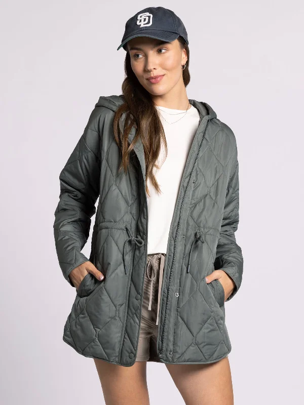 Women's knee - length wool blend coats with a fur collar for added warmthCECILY JACKET Women's knee - length wool blend coats with a fur collar for added warmthCECILY JACKET