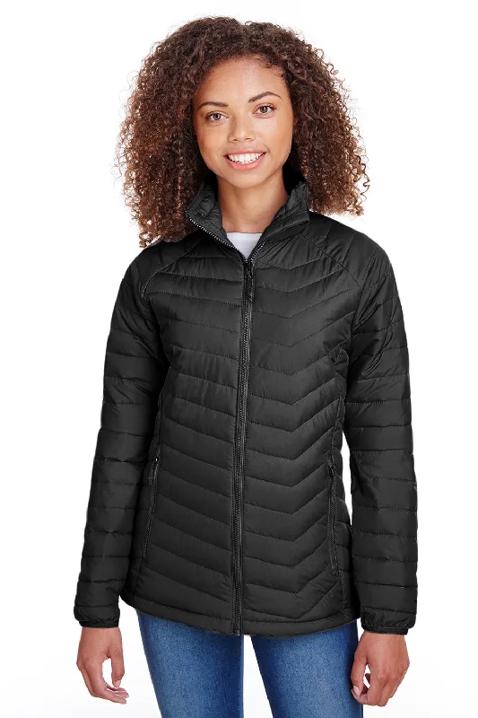 Women's windbreaker jackets with adjustable hoods for windy daysColumbia Womens Powder Lite Water Resistant Full Zip Jacket - Black Women's windbreaker jackets with adjustable hoods for windy daysColumbia Womens Powder Lite Water Resistant Full Zip Jacket - Black