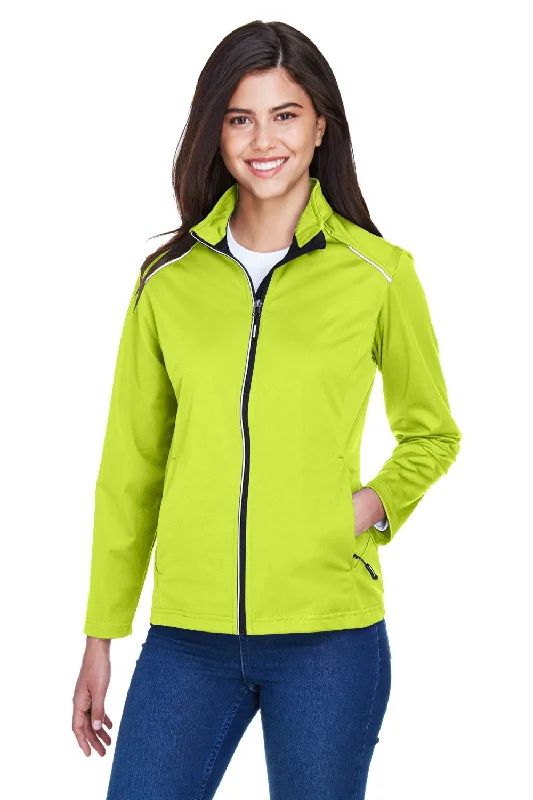 Women's cropped down jackets in bold colors for a sporty and fashionable winter outfitCore 365 Womens Techno Lite Water Resistant Full Zip Jacket - Safety Yellow Women's cropped down jackets in bold colors for a sporty and fashionable winter outfitCore 365 Womens Techno Lite Water Resistant Full Zip Jacket - Safety Yellow