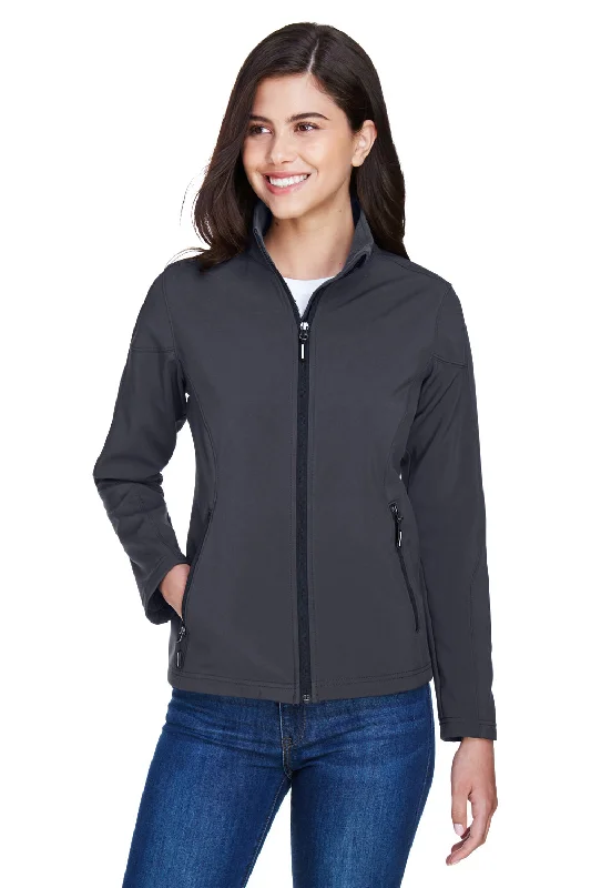 Women's waterproof rain jackets in bright yellow for high - visibility outdoor activitiesCore 365 Womens Cruise Water Resistant Full Zip Jacket - Carbon Grey Women's waterproof rain jackets in bright yellow for high - visibility outdoor activitiesCore 365 Womens Cruise Water Resistant Full Zip Jacket - Carbon Grey