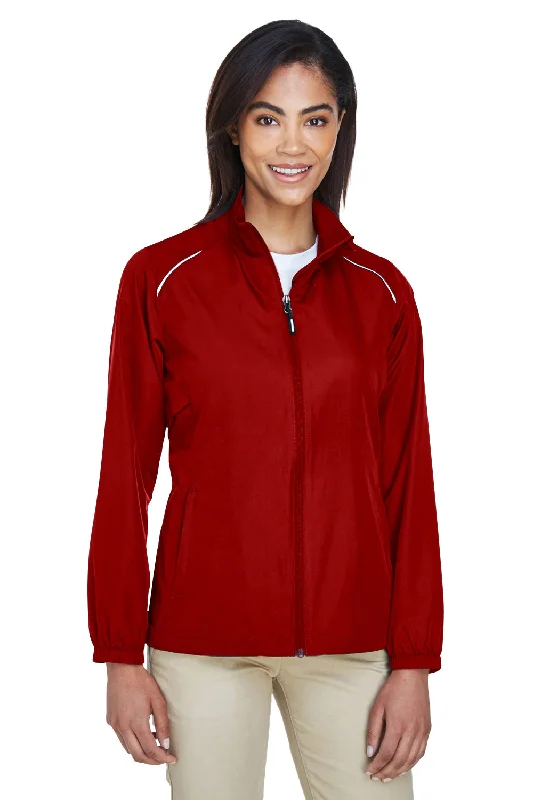 Women's long - length wool blend jackets for a warm and stylish winter lookCore 365 Womens Motivate Water Resistant Full Zip Jacket - Classic Red Women's long - length wool blend jackets for a warm and stylish winter lookCore 365 Womens Motivate Water Resistant Full Zip Jacket - Classic Red