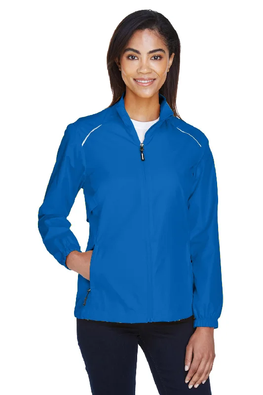 Women's pea coats in a plus - size fit for a flattering and warm winter coatCore 365 Womens Motivate Water Resistant Full Zip Jacket - True Royal Blue Women's pea coats in a plus - size fit for a flattering and warm winter coatCore 365 Womens Motivate Water Resistant Full Zip Jacket - True Royal Blue