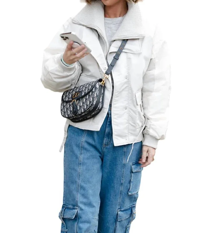 Oversized women's wool coats in a monochromatic look for a trendy outfitDorygz Oz Bomber Jacket In Lunar Rock Oversized women's wool coats in a monochromatic look for a trendy outfitDorygz Oz Bomber Jacket In Lunar Rock