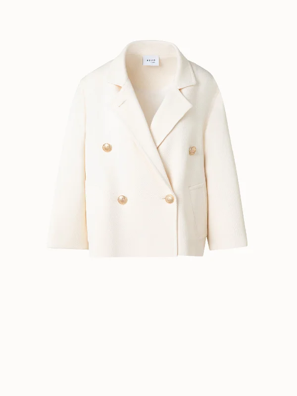 Women's longline double - breasted camel coats for a sophisticated lookDouble Breasted Pea Coat in Wool with Gold Buttons Women's longline double - breasted camel coats for a sophisticated lookDouble Breasted Pea Coat in Wool with Gold Buttons