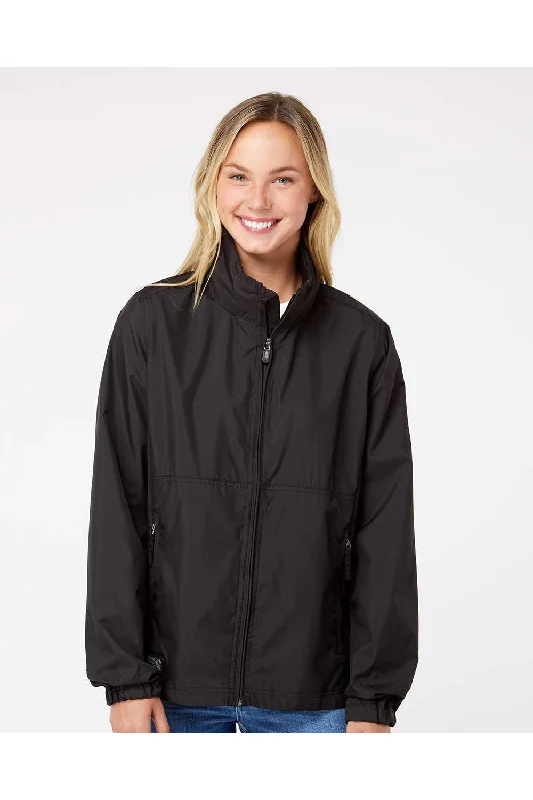Women's military - style jackets with epaulets for a tough and fashionable appearanceDri Duck Womens Riley Packable Water Resistant Full Zip Jacket - Black Women's military - style jackets with epaulets for a tough and fashionable appearanceDri Duck Womens Riley Packable Water Resistant Full Zip Jacket - Black