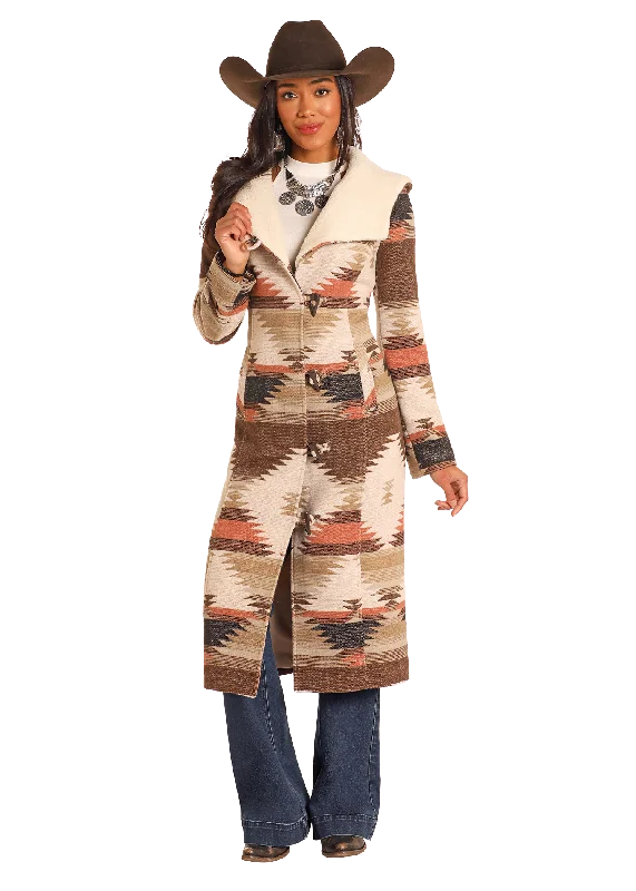 Shearling - lined women's leather coats for ultimate warmth and luxuryWomen's Powder River Long Wool Coat #DW92C0412 Shearling - lined women's leather coats for ultimate warmth and luxuryWomen's Powder River Long Wool Coat #DW92C0412