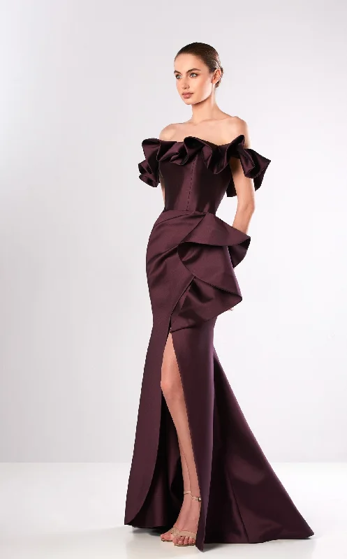 Formal dresses with wrap - around styles and beaded belts for a customized fitEdward Arsouni Couture FW659 Dress Formal dresses with wrap - around styles and beaded belts for a customized fitEdward Arsouni Couture FW659 Dress