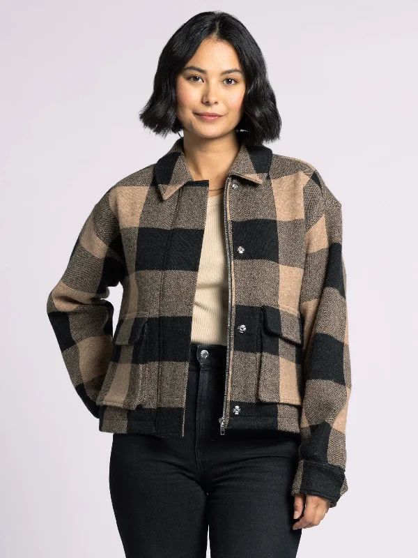 Women's faux fur coats in bright colors for a bold fashion statementELISA JACKET