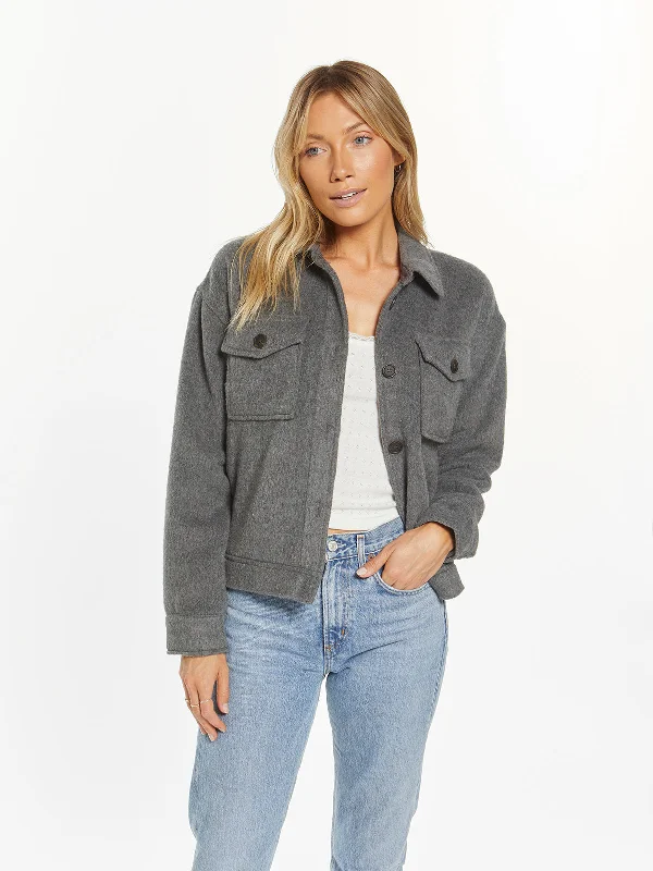 Long women's mac coats in a lightweight fabric for spring showersFARREN JACKET
